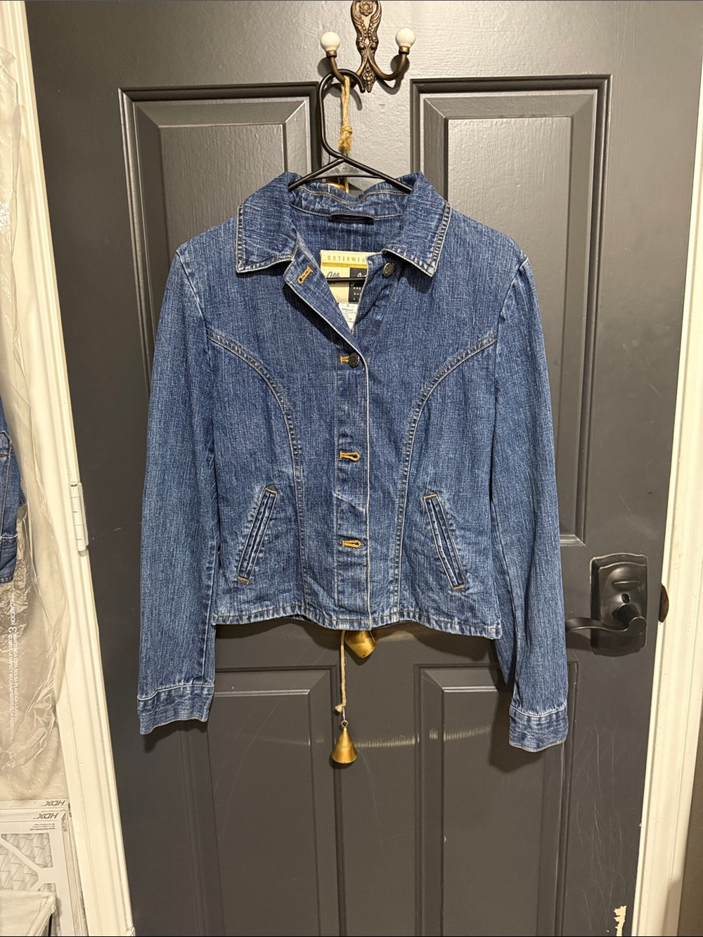 Wrangler Blue Denim Button-Front Jean Jacket
